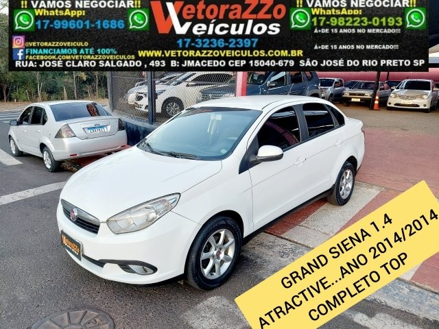 FIAT GRAND SIENA 2014 1.4 MPI ATTRACTIVE 8V FLEX 4P MANUAL