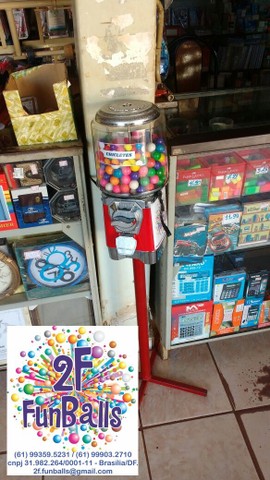 L.U.C.R.O.S ... .E.X.T.R.A.S -> Para Sua Loja ou Comércio Com Vending Machines-2F FunBalls - Foto 2