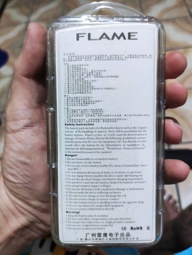 Bateria Flame para a.ir.s0f.t 9.9v