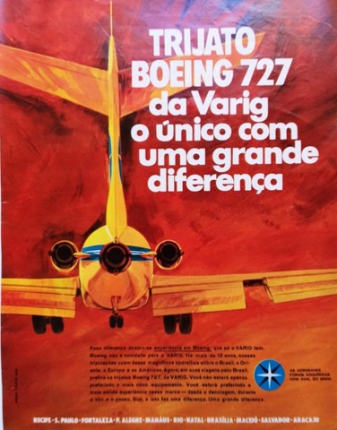 Propaganda antiga Boeing Varig - Antiguidades - Centro, Pindamonhangaba  1120727819 | OLX