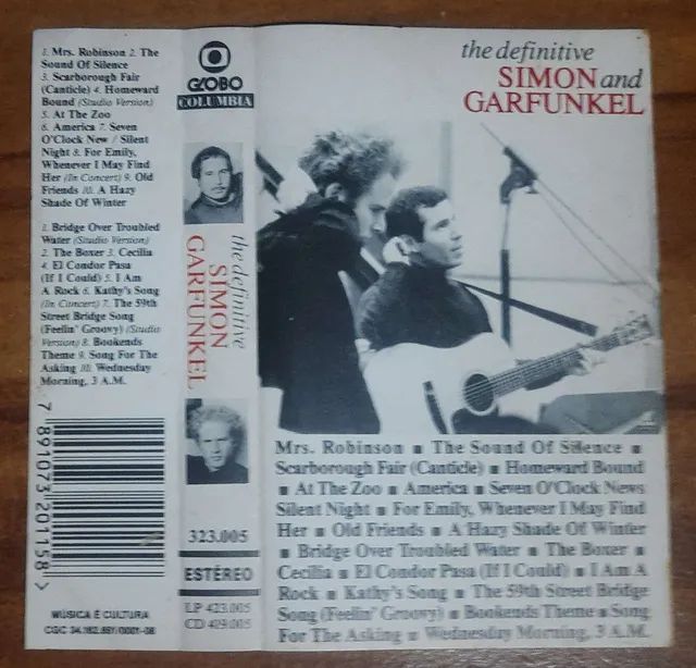 Fita K7 Simon And Garfunkel - The Definitive Simon And Garfunkel (1991) (Original) 
