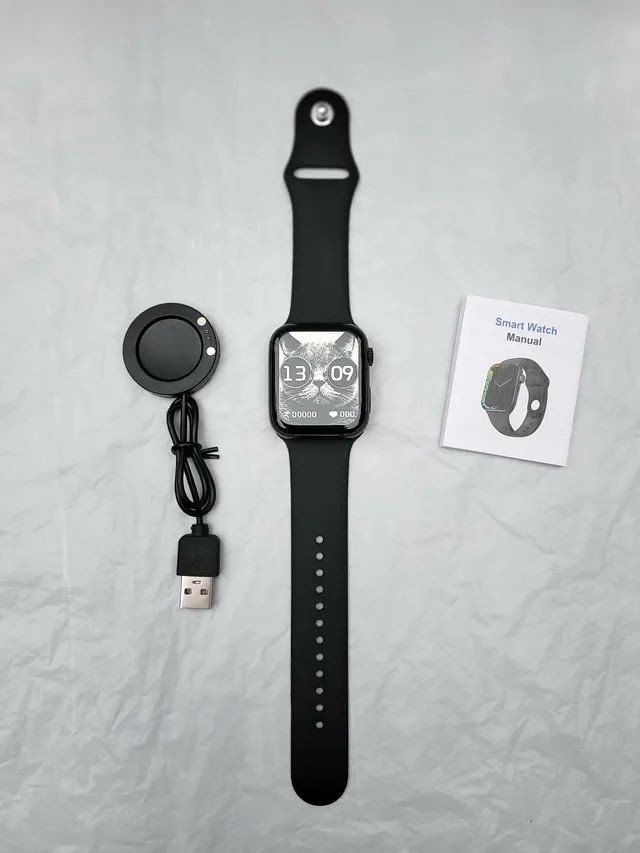 Smartwatch com película grátis parcelamos em 12 x no cartão 