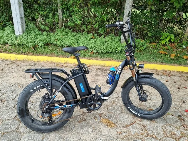 Bicicleta Elétrica Scooter Brasil 800W Aro 26 Garfo Fixo Com