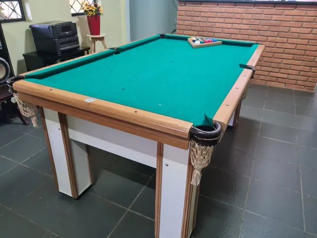 Sinuca Residencial / MDF com Acessórios snooker bilhar - Tudo para