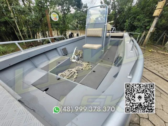 Barco Oceania 2018 Mercury 60Hp 4T Reboque 2020 Galvanizado - Foto 9