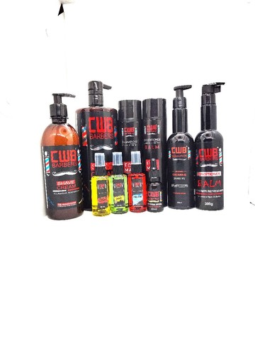 Kit barber linha cwb Barbers cosméticos 