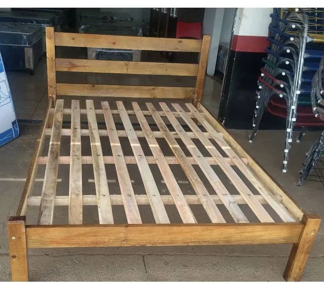 CAMA DE CASAL MADEIRA 