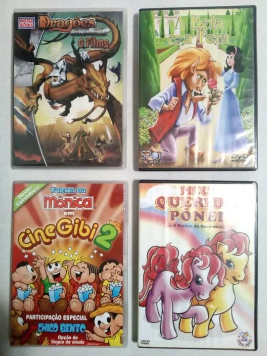 As férias chegaram! 31 DVDs infantis e 1 evangélico - originais com aparelho de DVD - Foto 6
