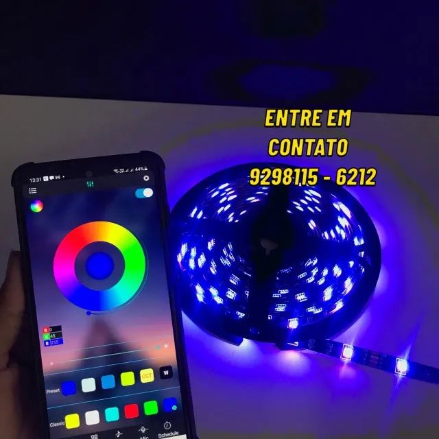 Fita LED Digital RGB bluetooth - Entregamos 9h ás 23h - Foto 2