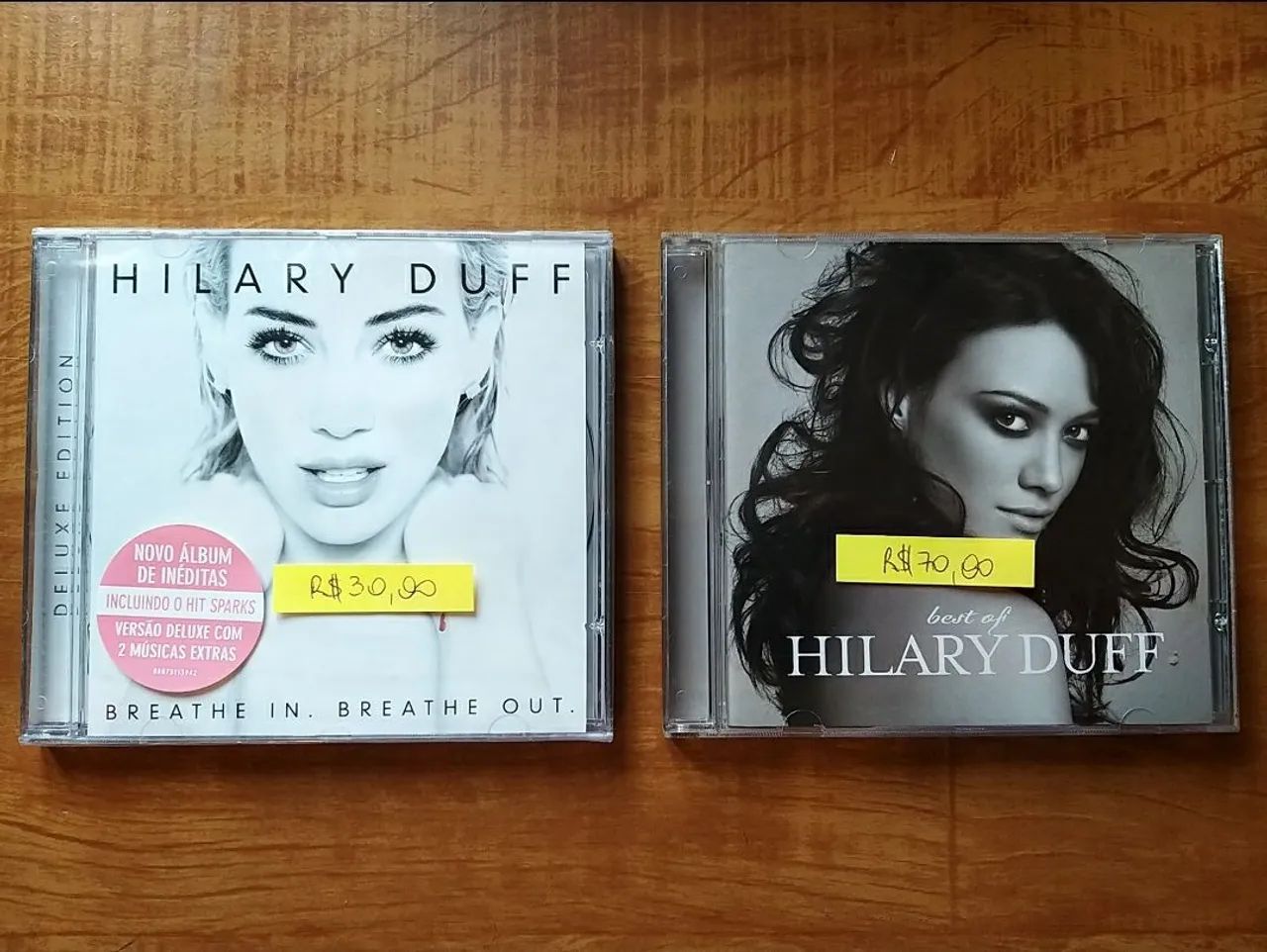 Kit 2 CDs HILLARY DUFF (um está lacrado)