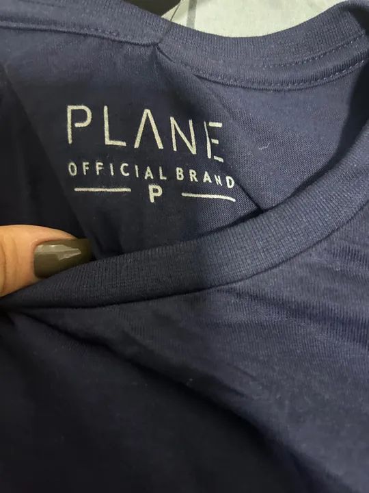 Camiseta Plane Oficial Azul - Foto 2
