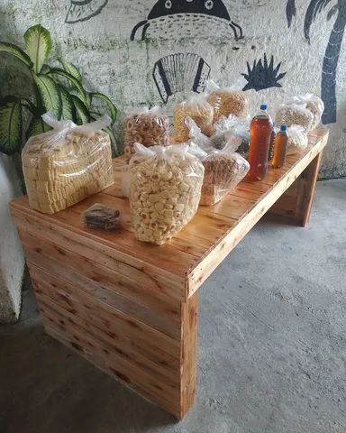 Mesas de Palete. Fabricamos móveis artesanal feitos de Pallet, Pallets, palet e pinus. - Foto 5