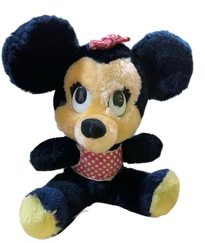 Minnie Mouse pelúcia anos 70 made in Coreia