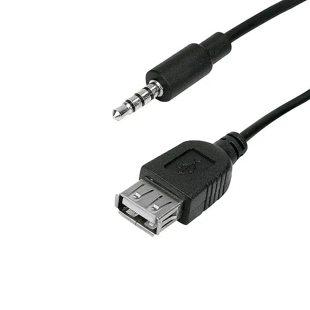 Cabo Adaptador Usb Fêmea X P2 Macho Entrada Auxiliar áudio - Foto 7