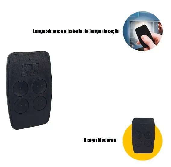 Controle Remoto de Portão Eletrônico Jfl CR-4T 433,92mhz 4-Botões - Foto 4