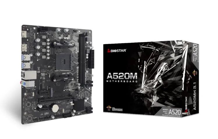 placa mãe am4 A520MH 3.1 biostar