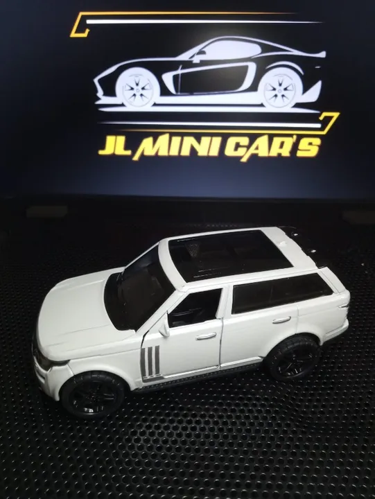 Miniatura Range Rover Land Rover e Evoke Fricção abre portas Metal coleção