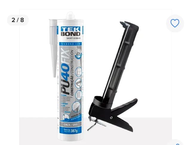 Kit aplicador  e silicone  completo  2 em 1  - Foto 3