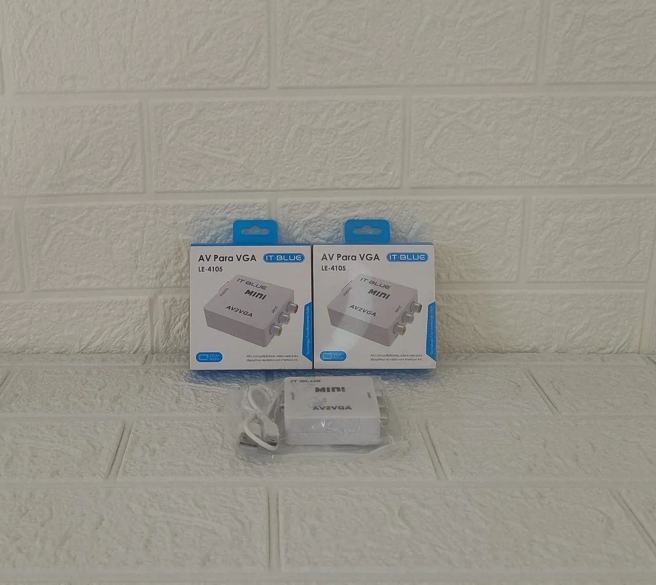Conversor AV para VGA Mini LE-4105 IT-Blue - Foto 2