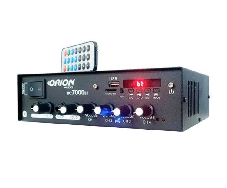 Amplificador / Receiver de Áudio Orion RC7000BT 4 Canais NOVO - Foto 3