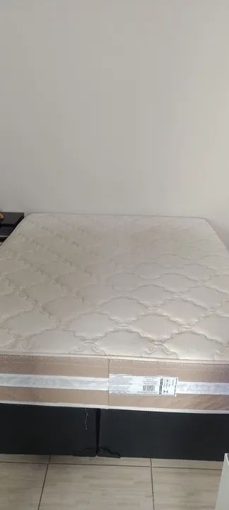 Colchão Queen e box duplo