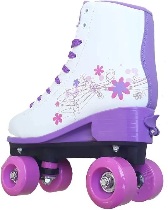 Patins Quatro Rodas Roller Skate, Fenix, Branco, 39 a 42<br> - Foto 2