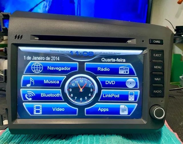 Central Multimídia do Honda Civic, Modelos 2012/2016 