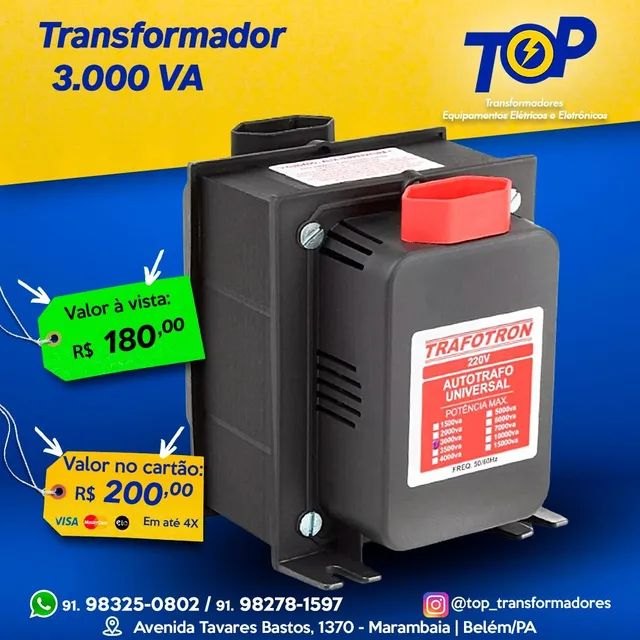 Transformador 3000 va Promoção 