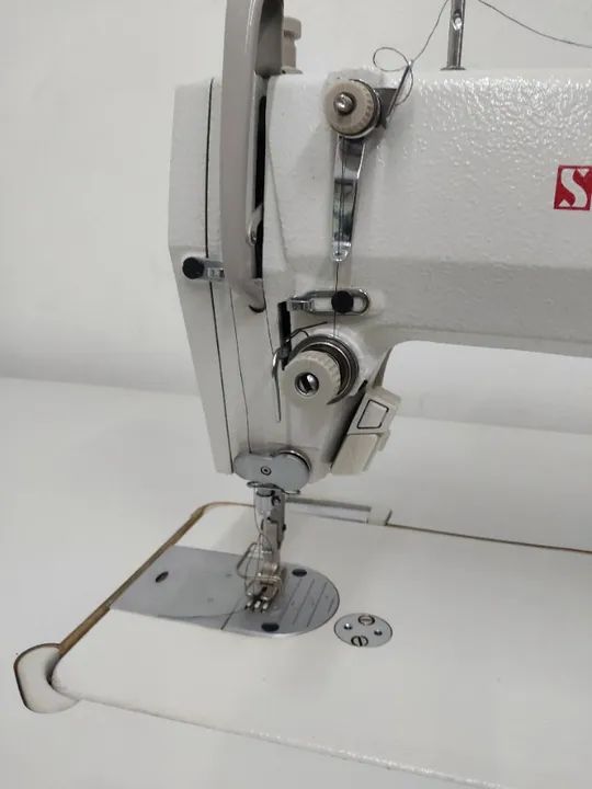 Maquina Reta Industrial Motor Direct Drive Corte de Linha Automatico - Foto 4