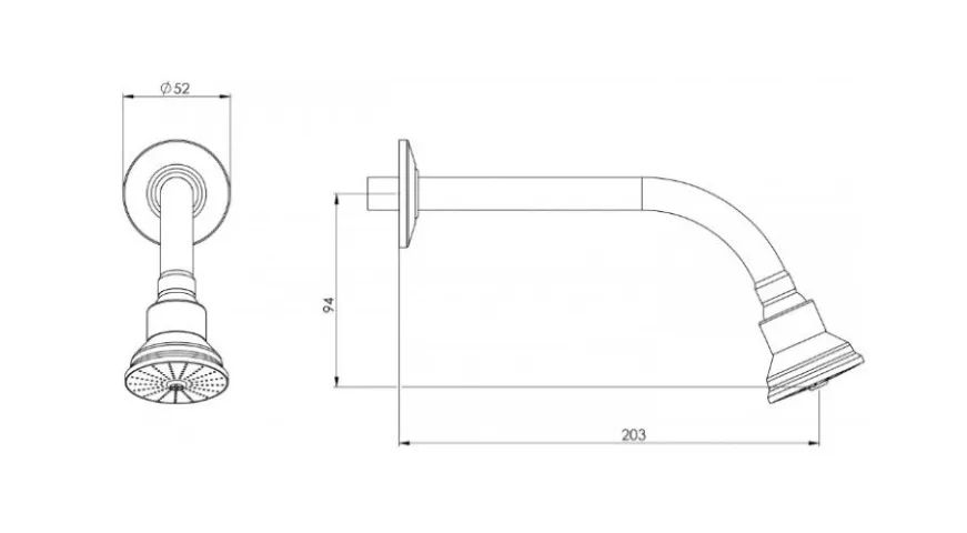 Chuveiro Parede Lógica Cromado - Esteves (VAB210CWB) - Foto 6