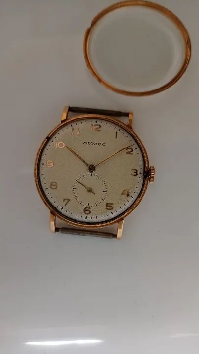 Relógio Movado caixa ouro rosado modelo Calatrava  - Foto 6