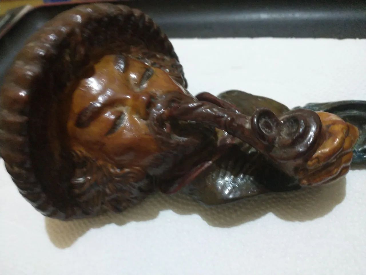 Estatueta antiga de parede - Foto 3