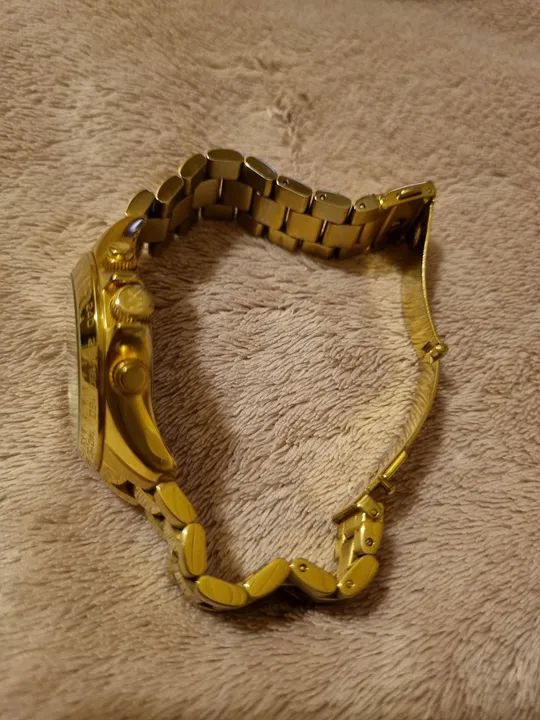 Relógio Michael Kors dourado - Foto 4