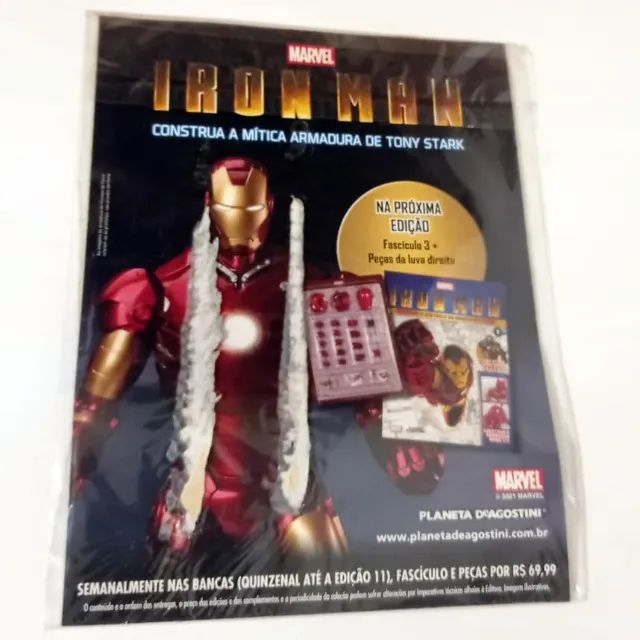 Miniatura Pé Homem De Ferro Iron Man Editora Diagostini - Foto 3