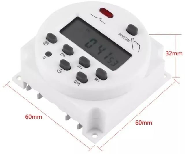 Timer Digital - Temporizador Programável Semanal 220V Arduino Automação Robotica COD-AP51  - Foto 2