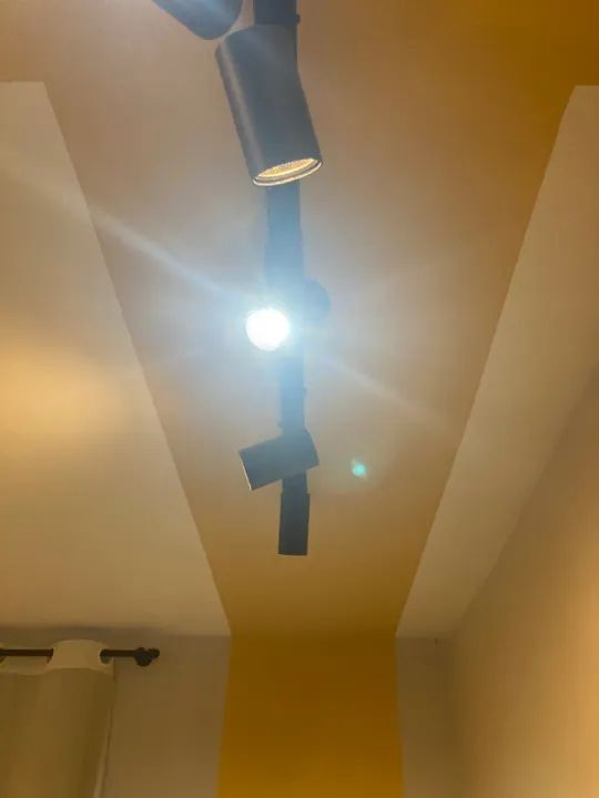 Trilho para 3Lâmpadas - Iluminação Moderna