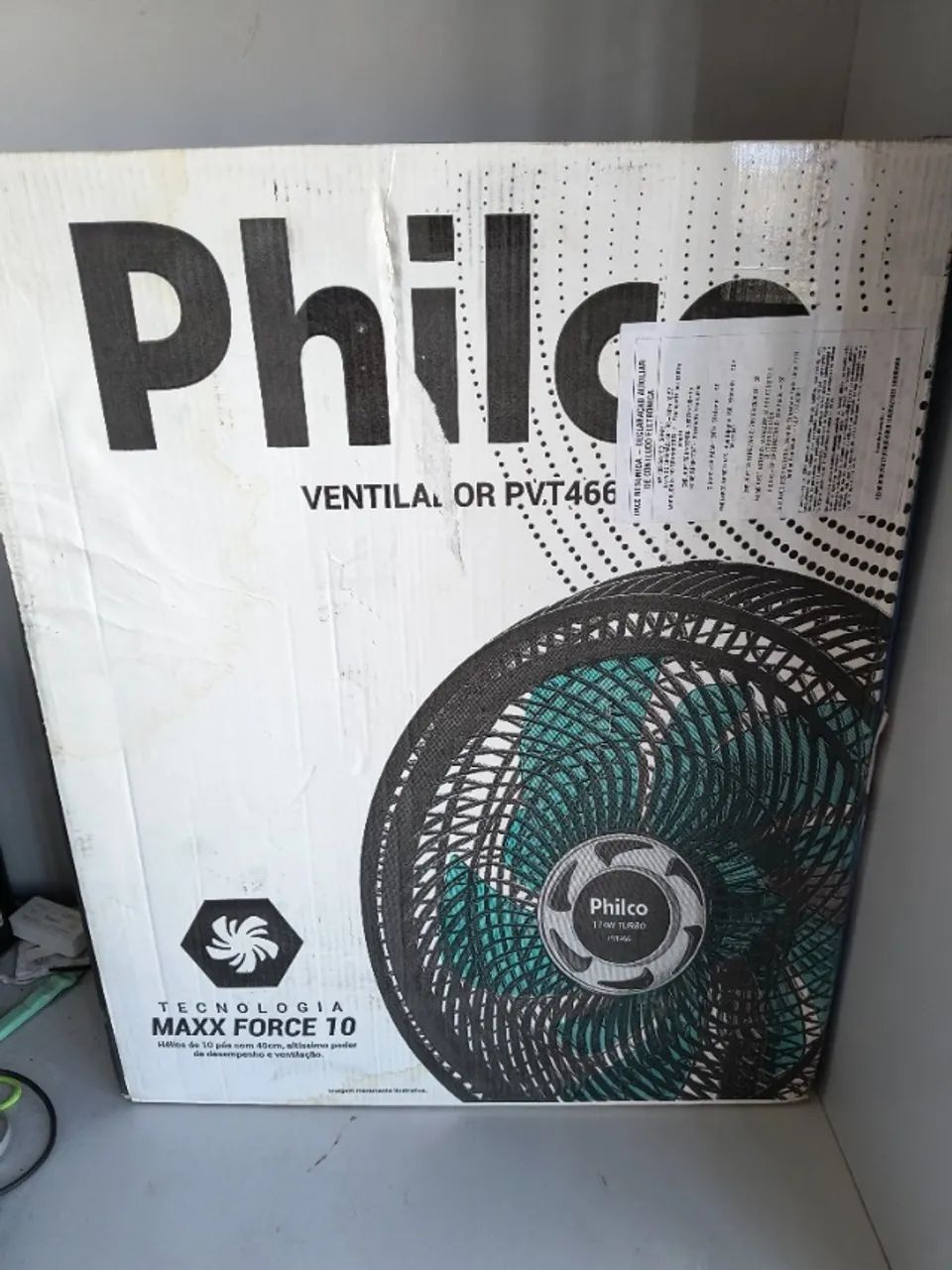 Ventilador Phlico 174w Turbo 10 pas 40cm Coluna 3Velocidade 110v