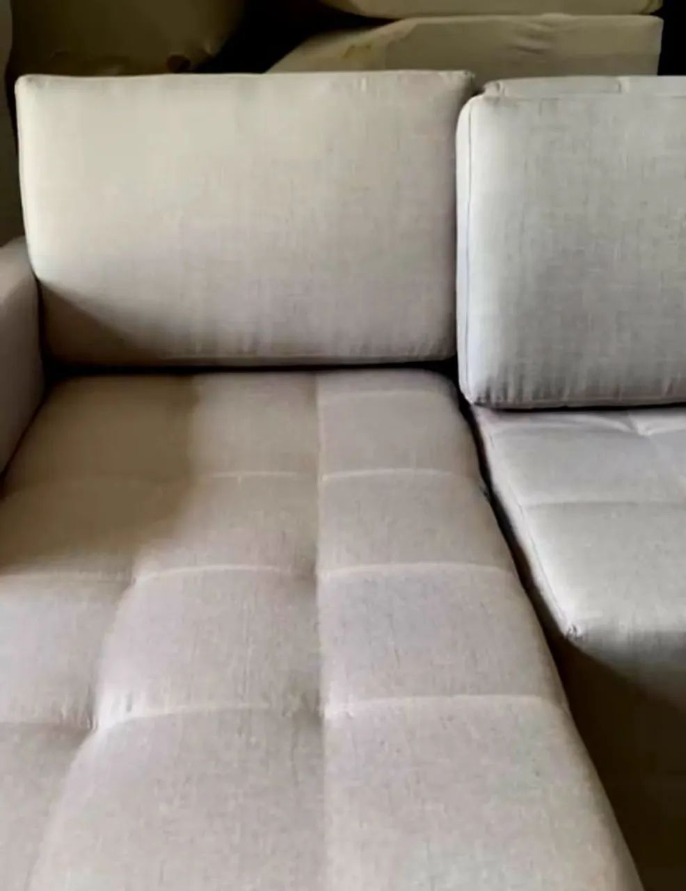 SOFÁ SEM CAIXA LINHO 1.60 MODELO BRAÇOS 10CM - Foto 5