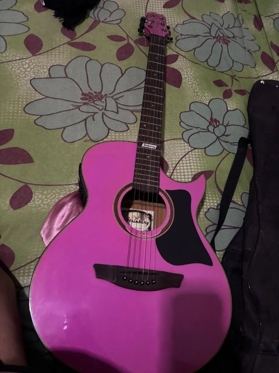 Violão rosa  - Foto 5