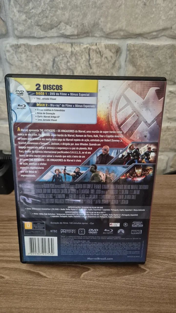 DVD E BLU RAY VINGADORES  - Foto 2