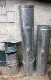 tubo galvanizado chamine coifa 3,00x0,30