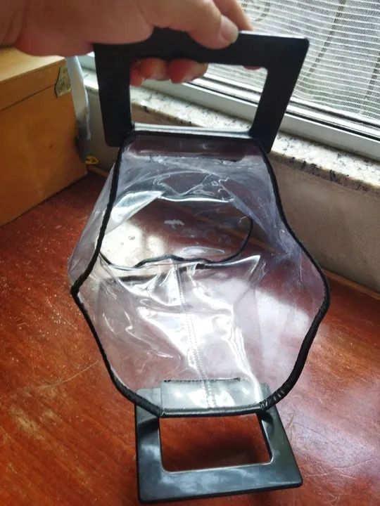 Bolsa Transparente com Alça Preta arezzo - Foto 2