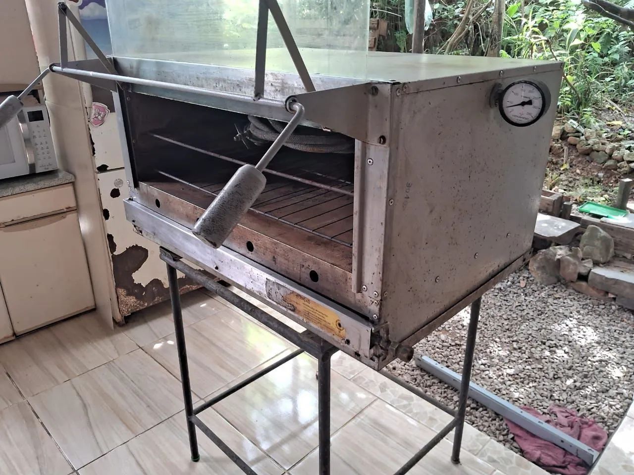 Forno Industrial Venâncio a Gás com Pedra Refratária