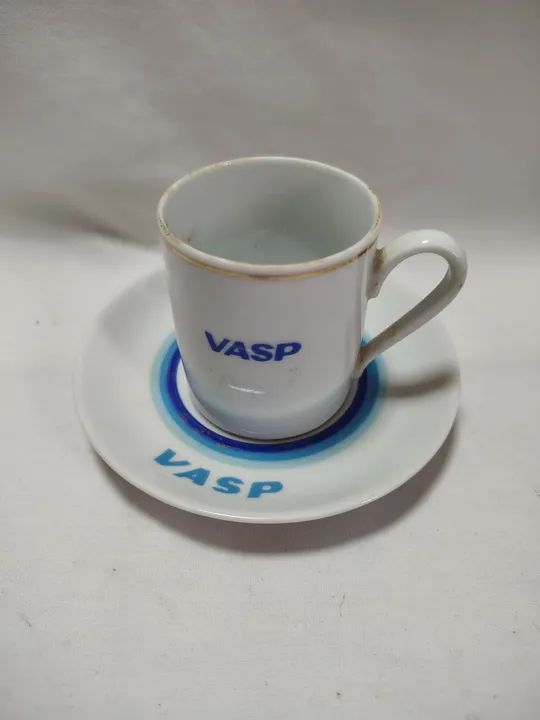 Xícara de café VASP Com Pires