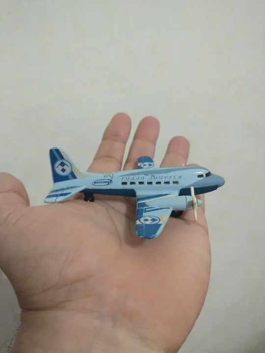 Miniatura Avião Turbo Shuttle Airline - Matchbox - 1/64 - LOOSE, Usado - Foto 3