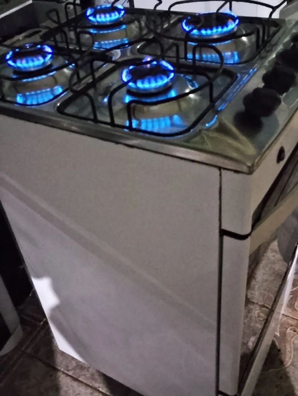 Fogão 4 Bocas Brastemp automático observação para gás encanador  - Foto 2