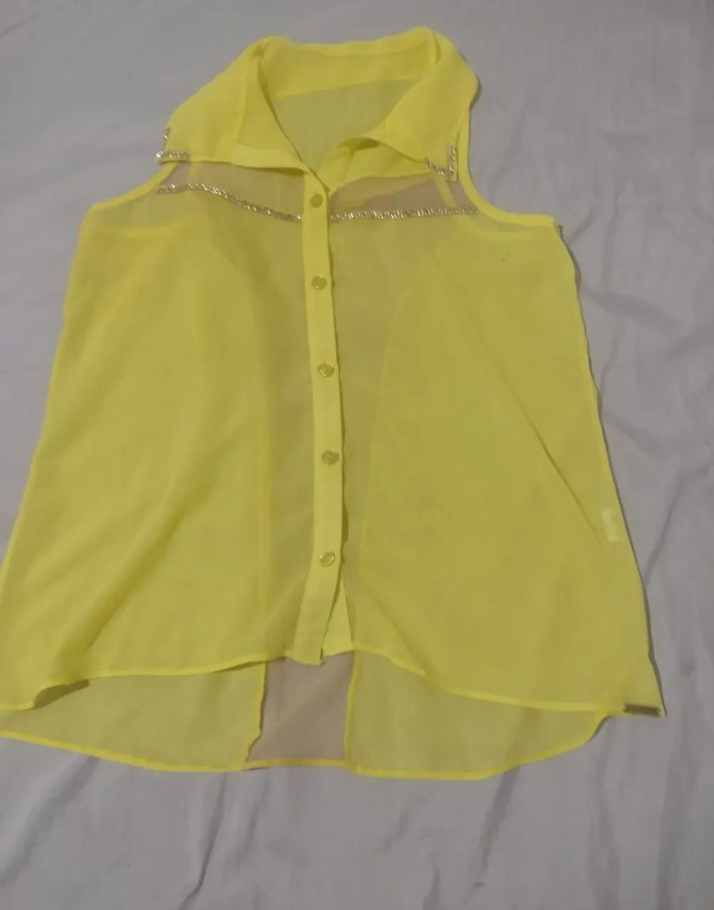 Blusa Regata Amarela