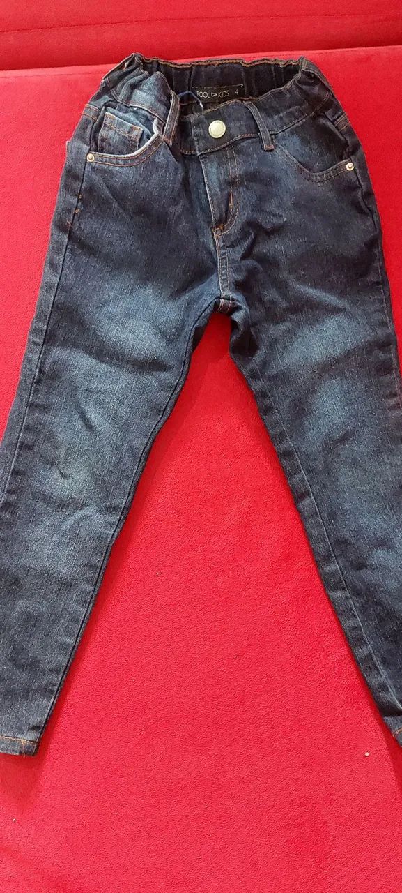  Calça Jeans Infantil POOL KIDS 4 anos