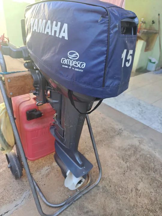 Motor Popa Yamaha 2 tempos 15GMHS - Foto 4