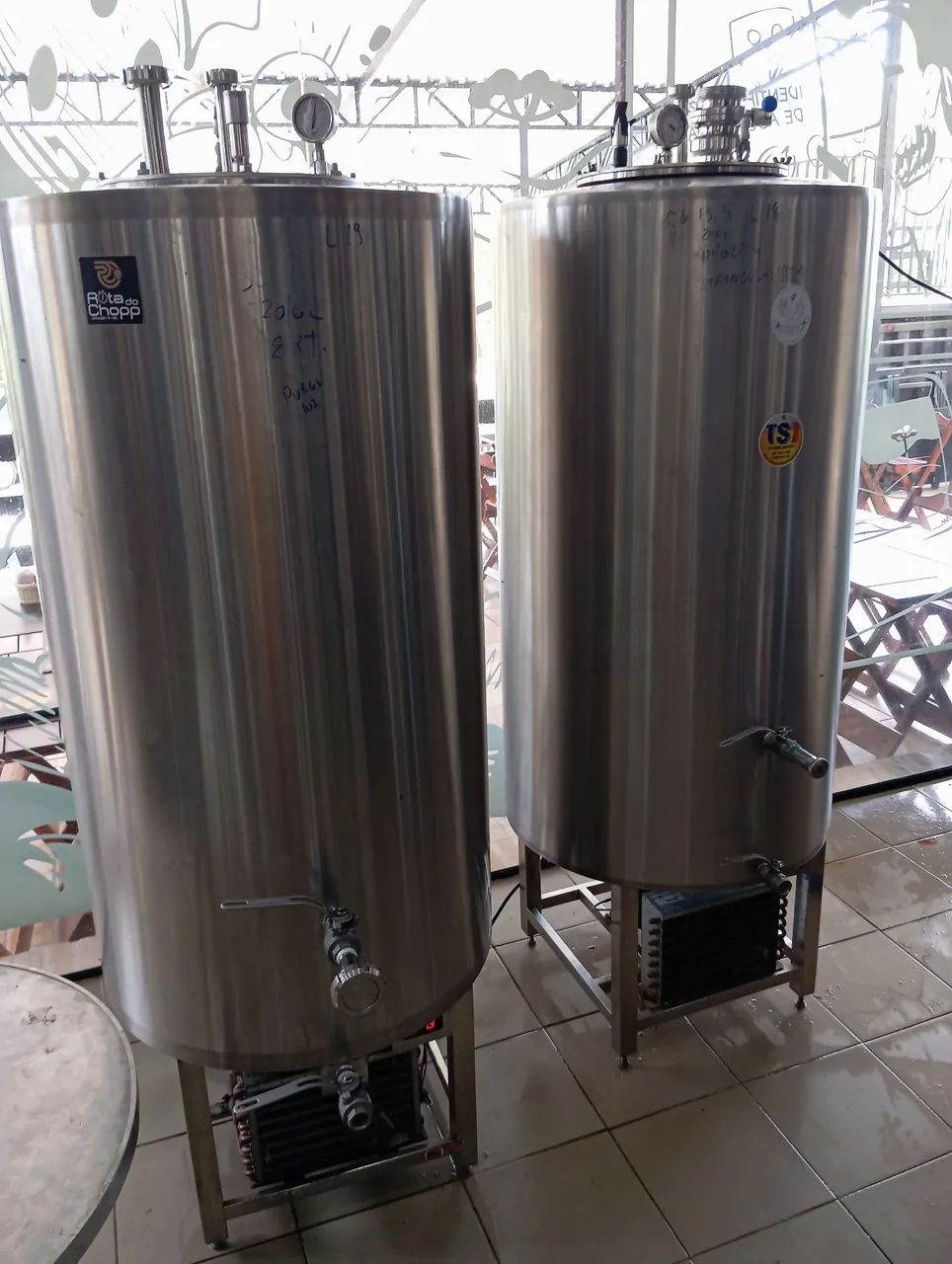 Tanques de aço inox para produção de cerveja artesanal - Foto 2